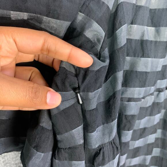 NEW $148 By Anthropologie Small  Marla Flounced Puff‎ Sleeve Mini Babydoll Dress - Picture 6 of 15